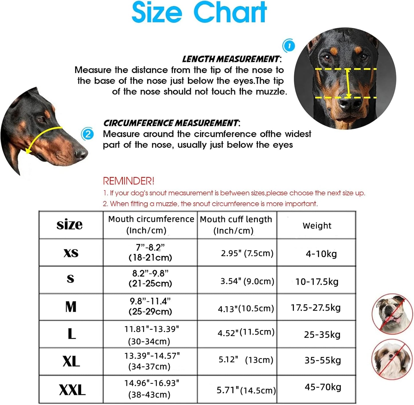 Dog Muzzle Breathable Basket Muzzles for Small Medium Large Dogs Adjustable Humane Cage Mouth Cover Allows Panting Drink