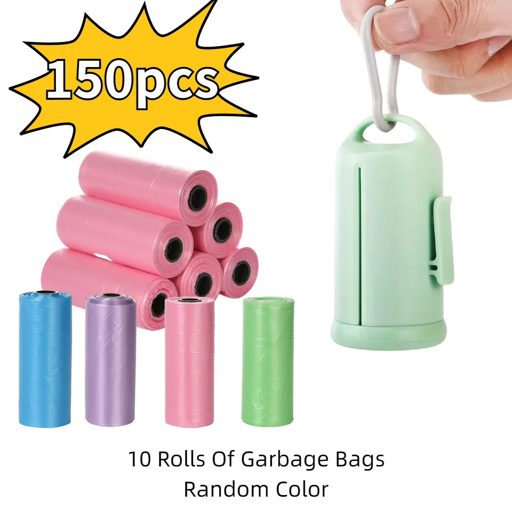 Dog Waste Bags Dispenser Pets Outdoor Holder Poop Bag Rolls Holder Mini Travel Garbage Bag Box Dogs Cleaning Tools Pet Supplies