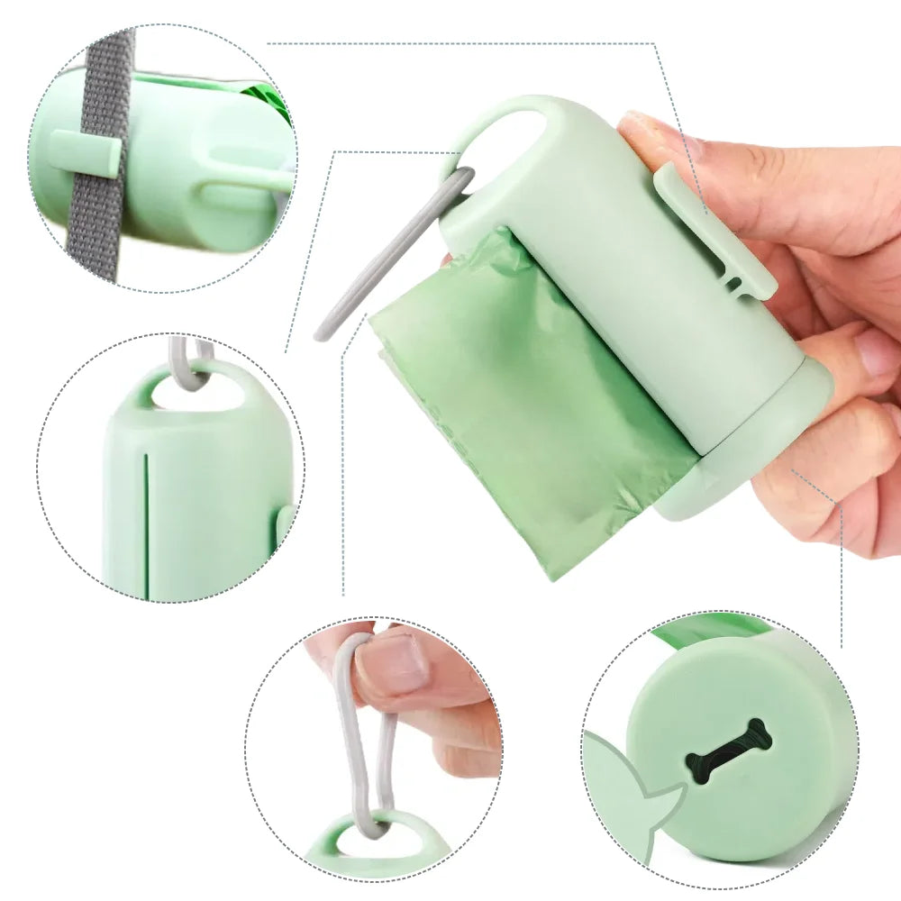 Dog Waste Bags Dispenser Pets Outdoor Holder Poop Bag Rolls Holder Mini Travel Garbage Bag Box Dogs Cleaning Tools Pet Supplies