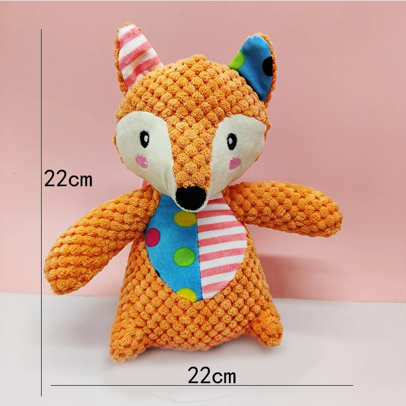 Chew Resistant Plush Dog Toy Voice-Producing Teeth Grinding Fun Exhausting Play Tool For Corgi And Other Dogs Pet Supplies