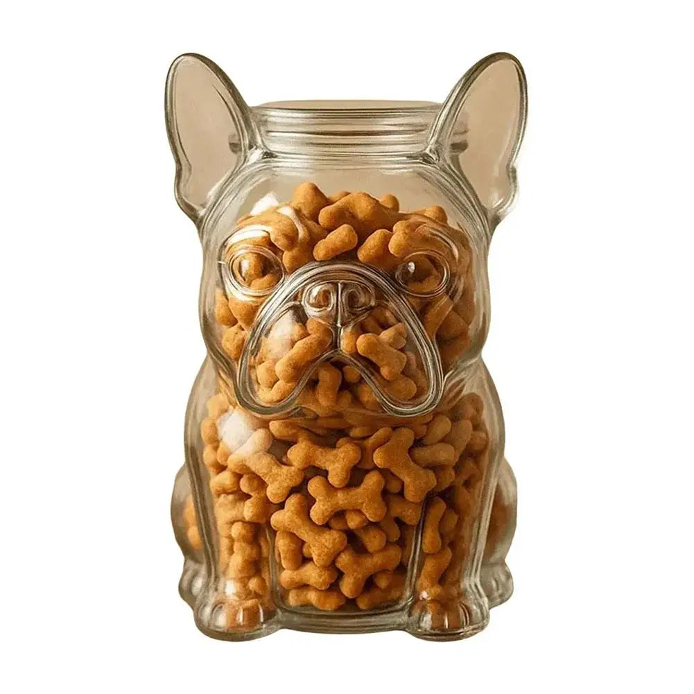Dog Styling Pet Treat Jars Large Capacity Snack Sealed Container For Cookies, Candy, Coffee Pods Kitchenware