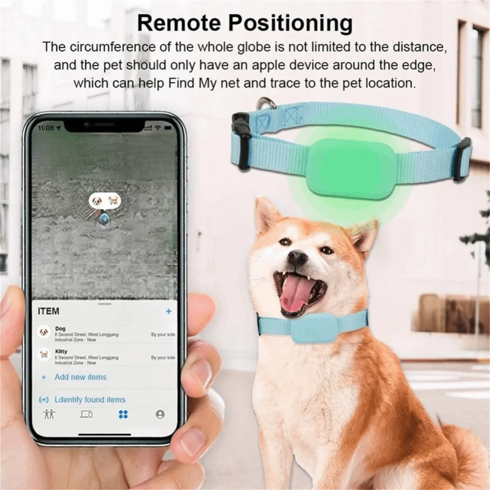 Professional Waterproof Pet GPS Tracker Collar Lost Pet Recovery IOS Android Compatible Dog Cat Locator Anti-Lost Pet Tracking