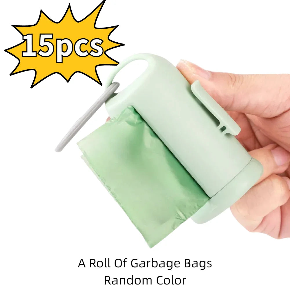Dog Waste Bags Dispenser Pets Outdoor Holder Poop Bag Rolls Holder Mini Travel Garbage Bag Box Dogs Cleaning Tools Pet Supplies