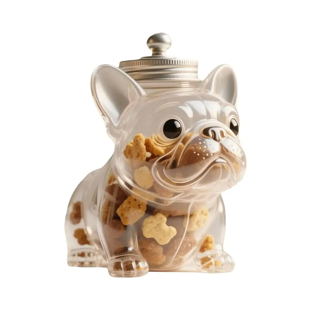 Dog Styling Pet Treat Jars Large Capacity Snack Sealed Container For Cookies, Candy, Coffee Pods Kitchenware