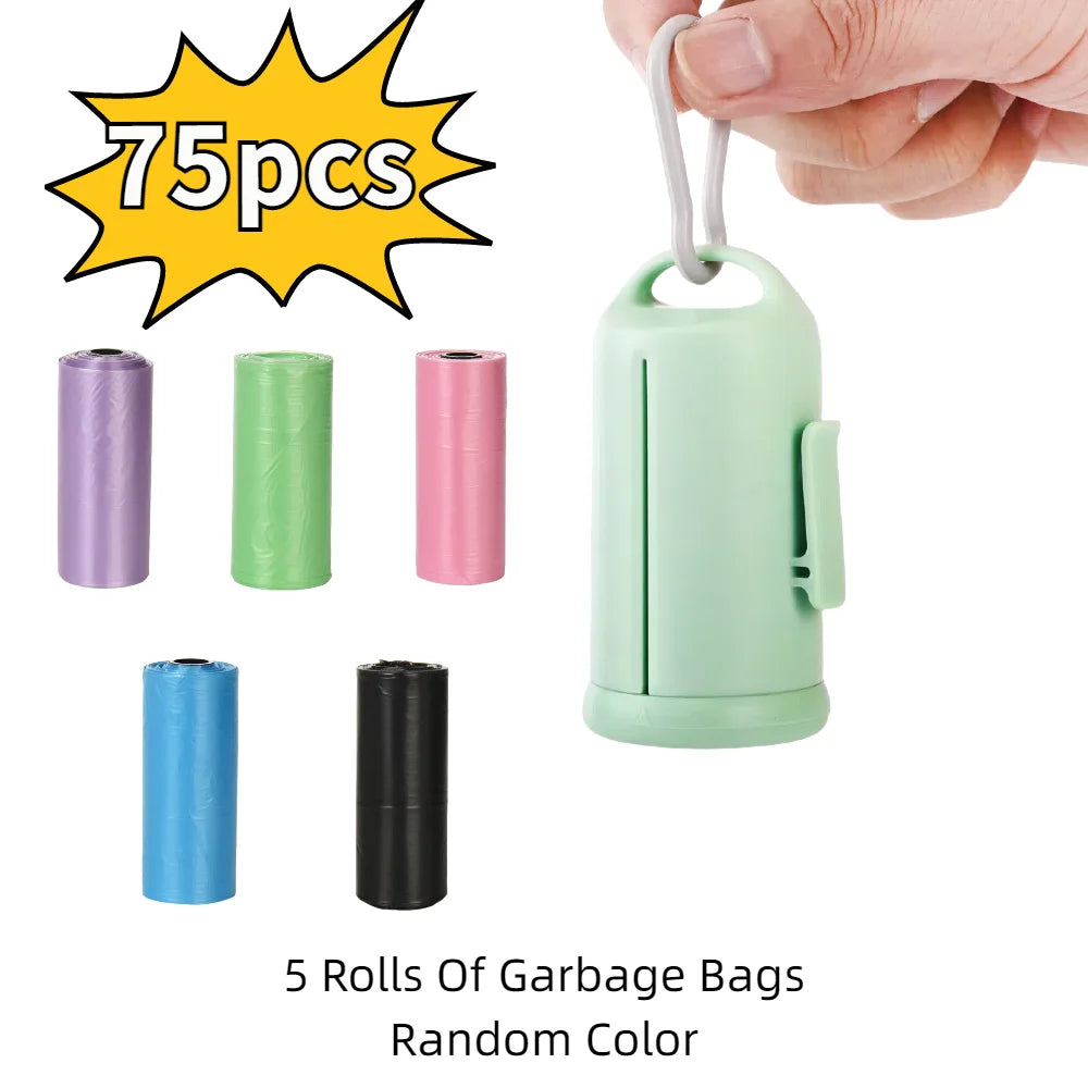 Dog Waste Bags Dispenser Pets Outdoor Holder Poop Bag Rolls Holder Mini Travel Garbage Bag Box Dogs Cleaning Tools Pet Supplies