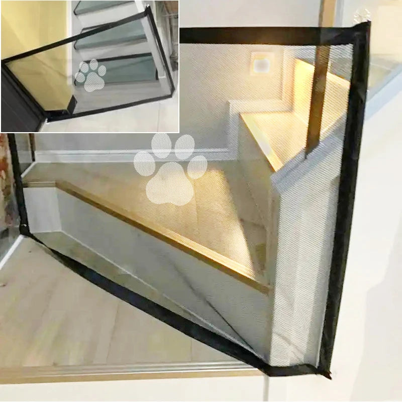 Pet Barrier Fences Portable Folding Breathable Mesh Cat and Dog Safety Fences Pet Supplies to Ensure Pet Safety