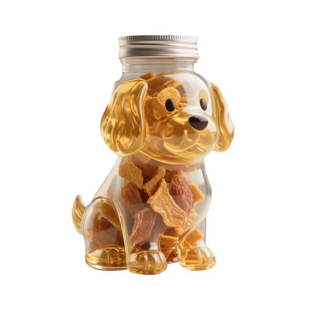 Dog Styling Pet Treat Jars Large Capacity Snack Sealed Container For Cookies, Candy, Coffee Pods Kitchenware