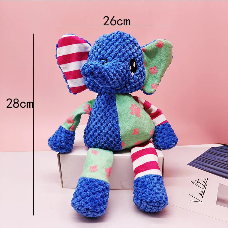 Chew Resistant Plush Dog Toy Voice-Producing Teeth Grinding Fun Exhausting Play Tool For Corgi And Other Dogs Pet Supplies